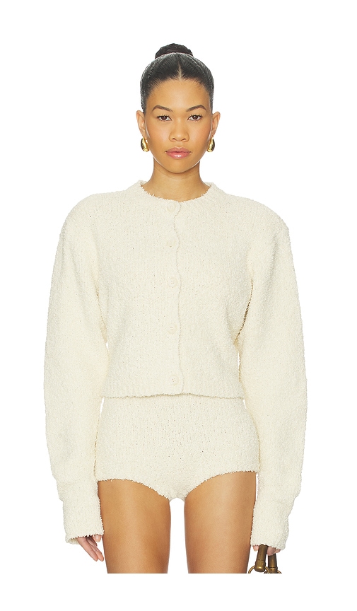 Sir Lise Cardigan In Ivory In Multi