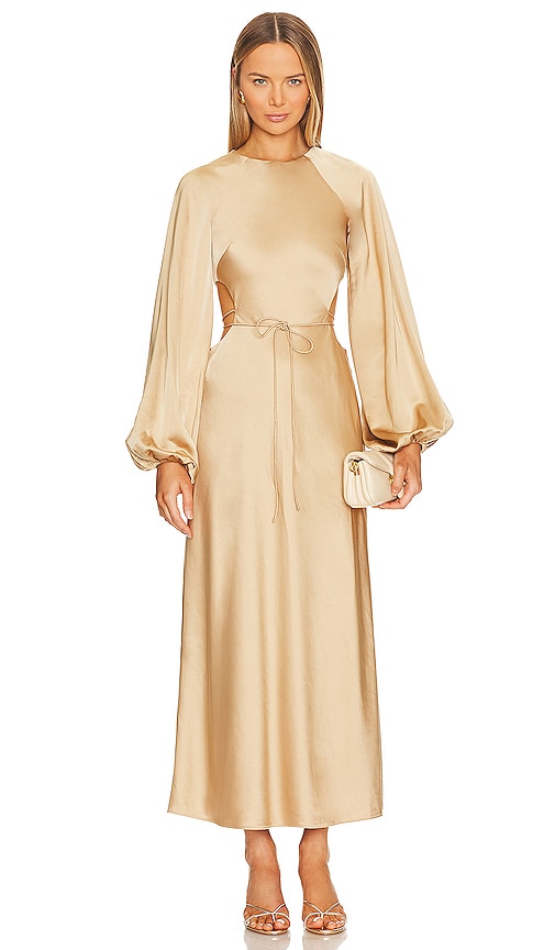 Significant Other Esme Long Sleeve Dress in Sand