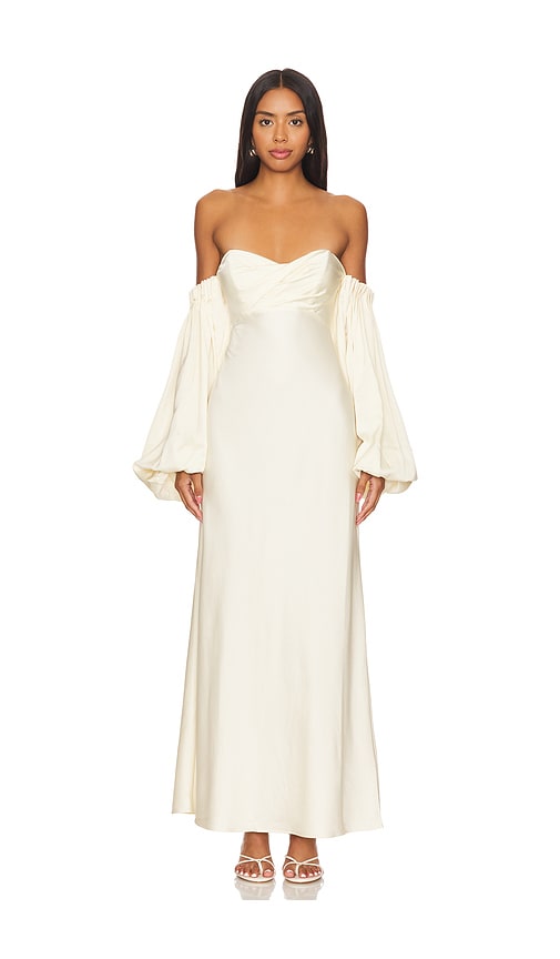 Significant Other Danika Off Shoulder Dress in Cream