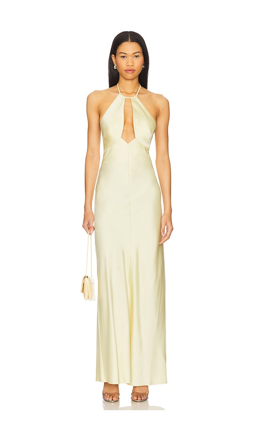 halter neck summer dress maxi Solena Halter Neck Maxi Dress main image 1