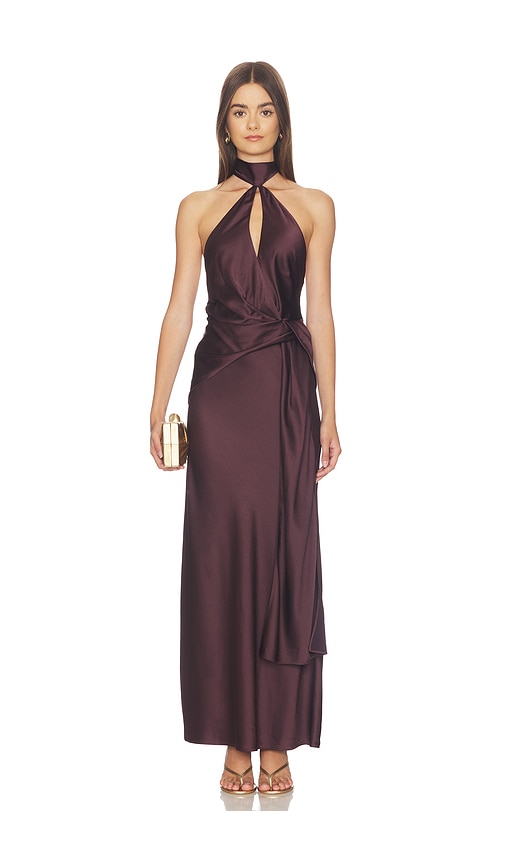 Daira Maxi Dress by Significant Other in Burgundy