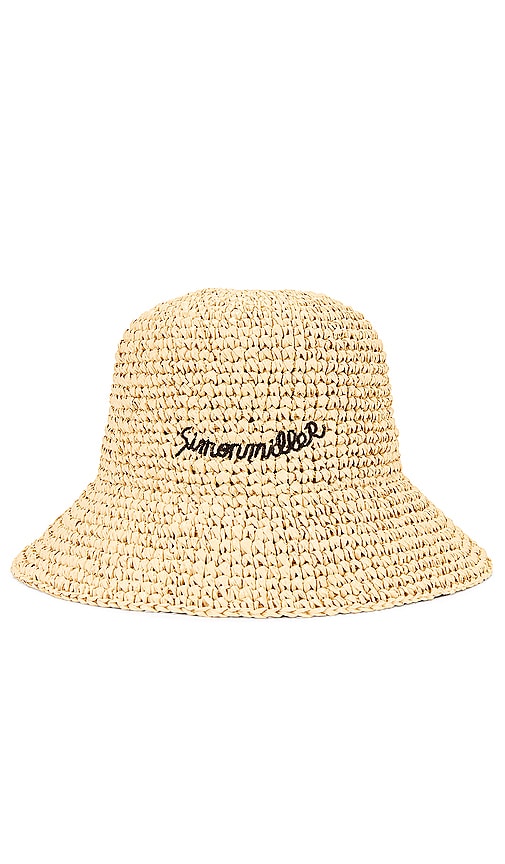 Shop Simon Miller Crochet Bondi Hat In 素色