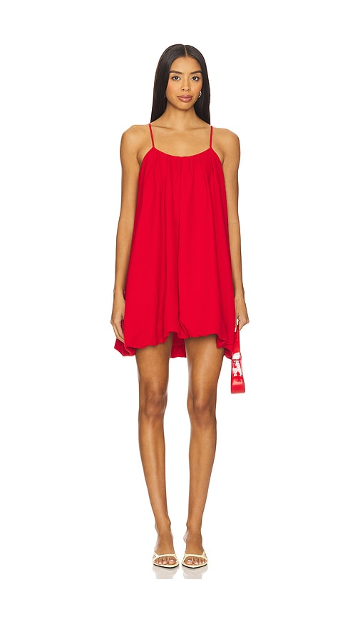 Simonmiller Cleo Crepe Mini Dress In Red