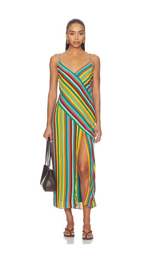 SIMONMILLER ROBE MAUDE CREPE  en Multi. Taille XS. Also en S, M, L, XL.