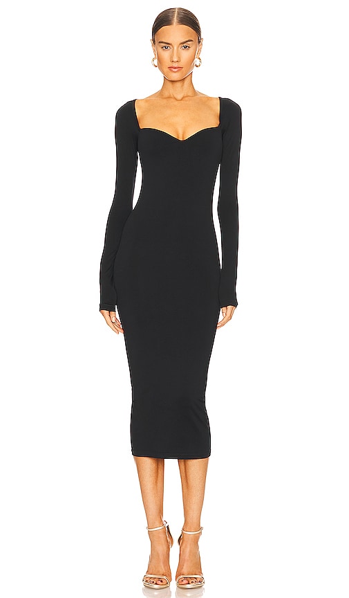 SIMONMILLER Lubos Midi Dress in Black