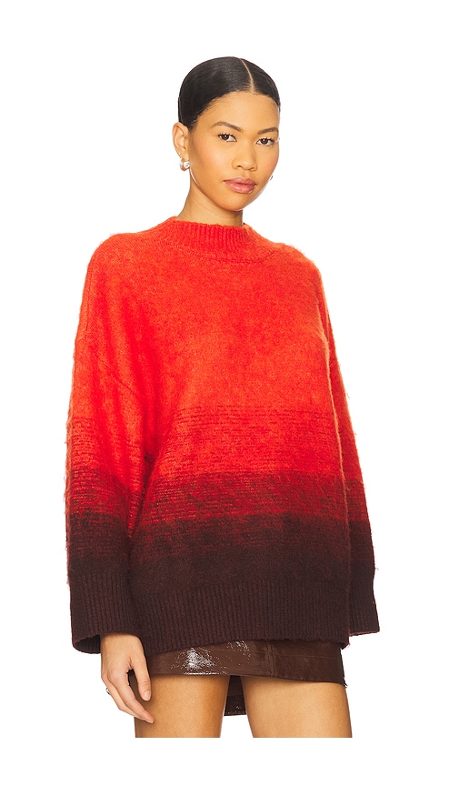 Simonmiller Leith Ombre Sweater In Red