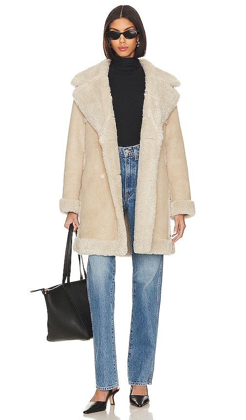 Simon Miller Midi Jetz Coat in Milk