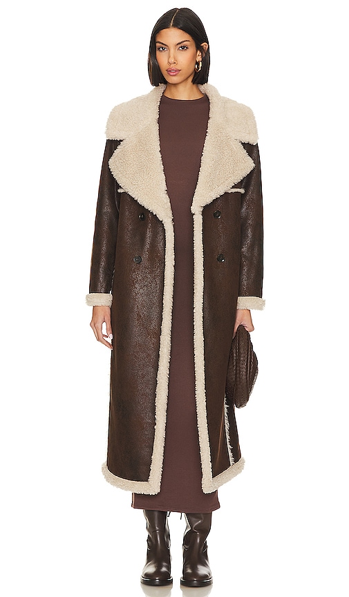 Simon Miller Jetz Coat in Choco Brown | REVOLVE