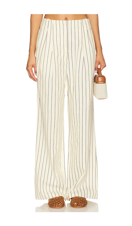 Bloo Linen Pant in Cream. - size 0 (also in 8) - SIMONMILLER - Modalova