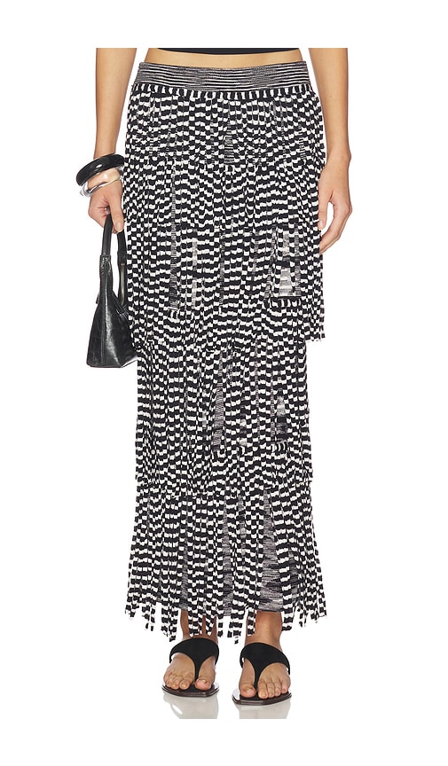 SIMONMILLER Za Za Knit Fringe Skirt