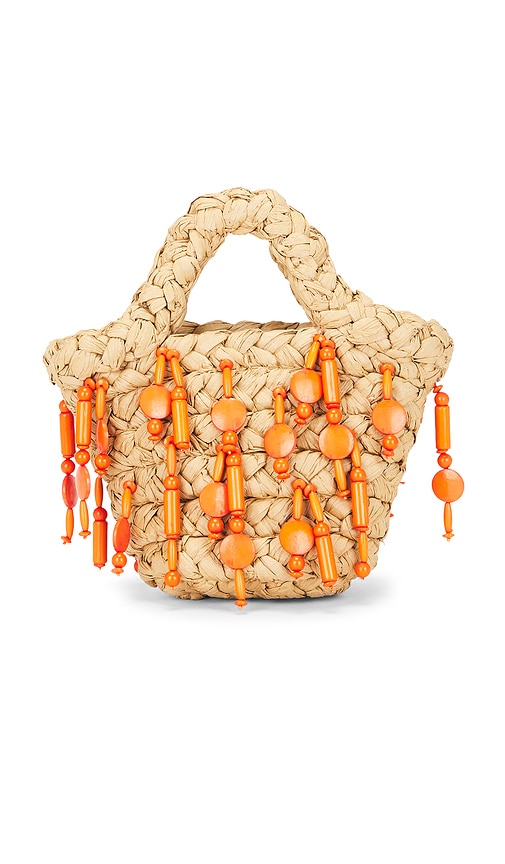Simon Miller Beaded Mercado Mini Tote Bag In Multi