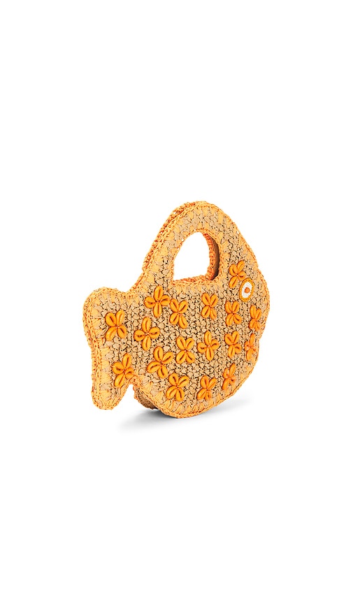  Simonmiller Puka Fish Bag In Orange,neutral. 
