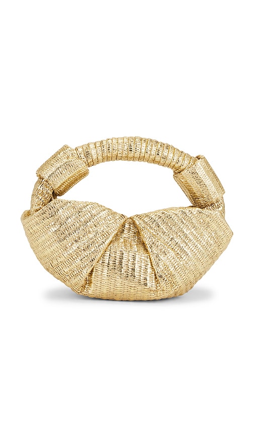 METALLIC RAFFIA LOPSY BAG main image 0