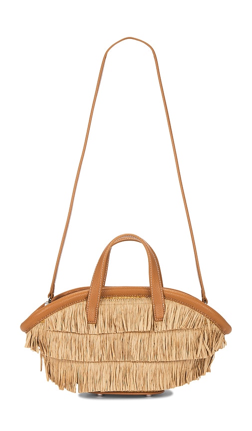 SIMONMILLER Mini Mercado Tote in Tan.
