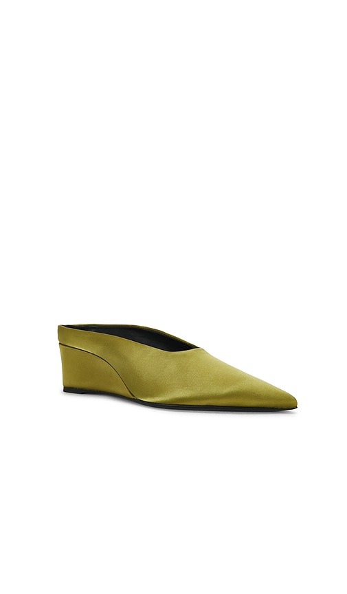 SIMONMILLER Satin Pointed Gala Wedge | Thumbnail 2 SIMONMILLER Satin Pointed Gala Wedge | Thumbnail 2