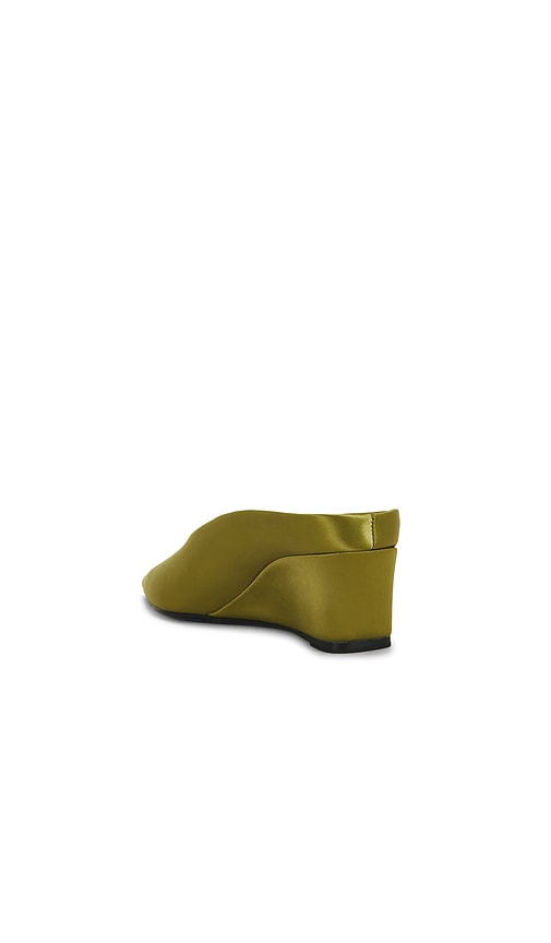 SIMONMILLER Satin Pointed Gala Wedge | Thumbnail 3 SIMONMILLER Satin Pointed Gala Wedge | Thumbnail 3