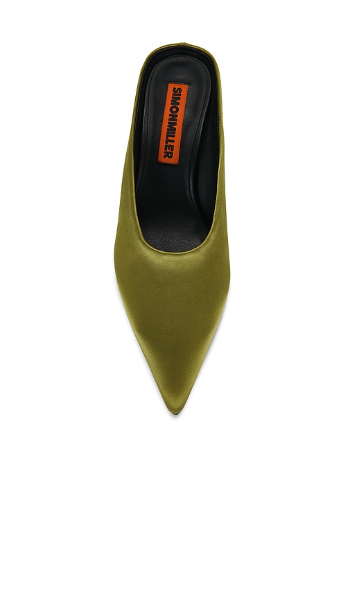 SIMONMILLER Satin Pointed Gala Wedge | Thumbnail 4 SIMONMILLER Satin Pointed Gala Wedge | Thumbnail 4