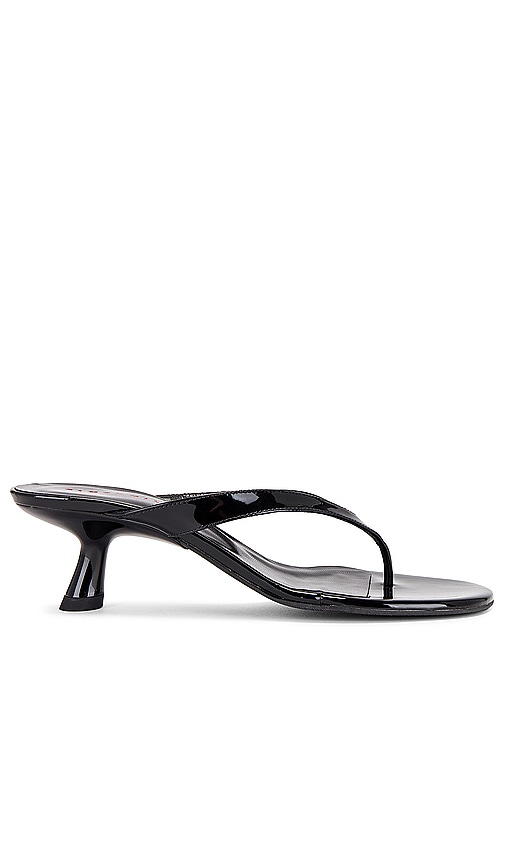Shop Simon Miller Beep Thong Sandal In 黑色