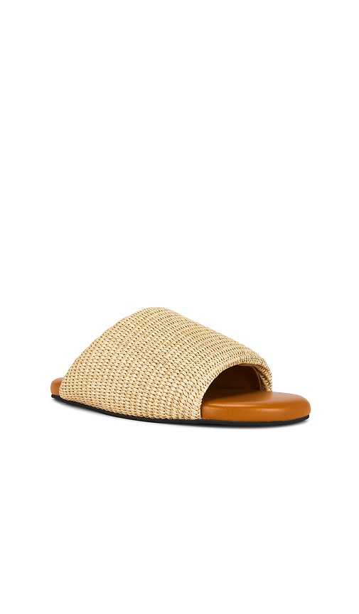 Simon Miller Raffia Bubble Slides In Neutral