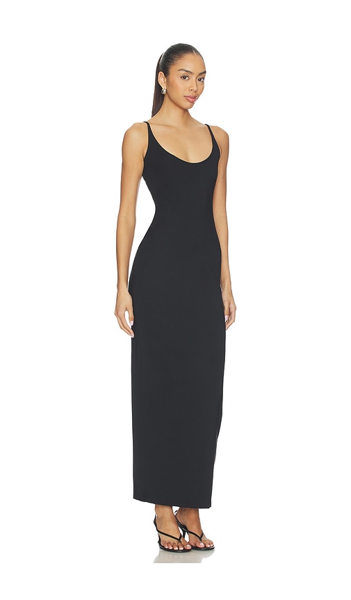 green emerald velvet dress ZESICA Mock Neck Ribbed Side Slit Bodycon Tank Midi Dress – zesica
