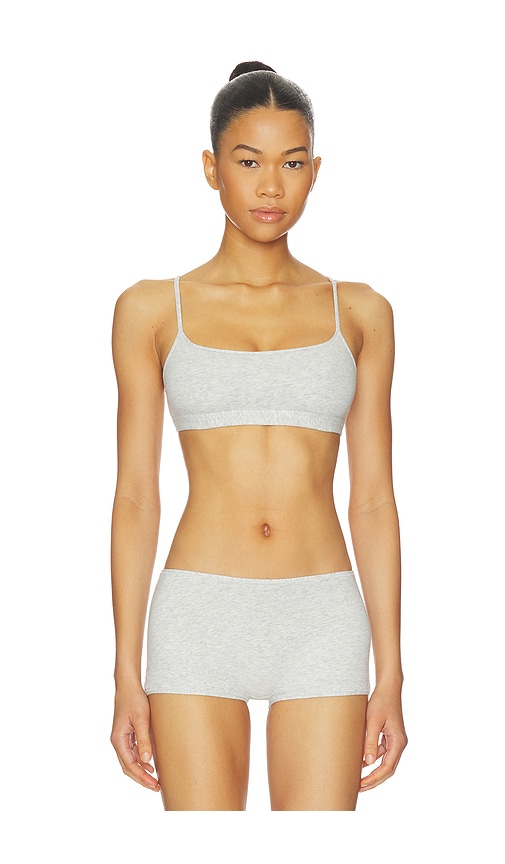 SKIMS Everyday Cotton Scoop Bralette | Thumbnail 3