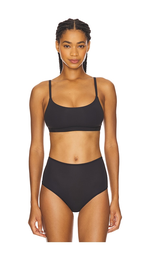 Fits Everybody Scoop Bralette in Black. - size XXL (also in XS, XXS)