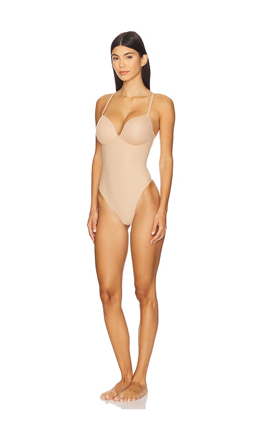 Skims Push-up Thong Bodysuit In Neutral