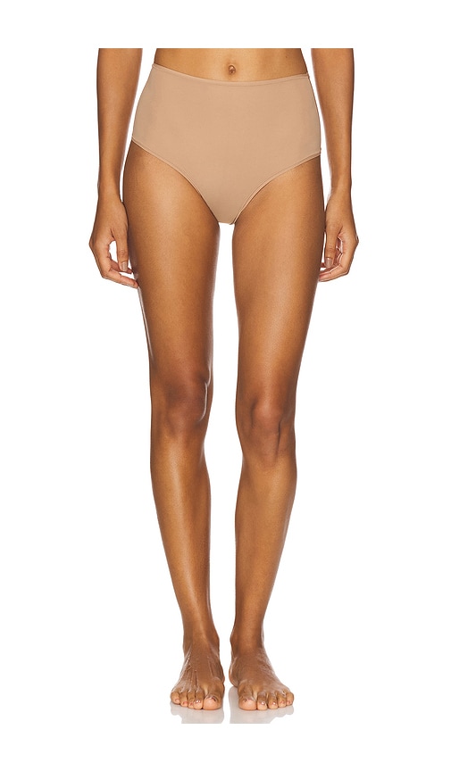 Skims Fits Everybody High Waisted Thong In Neutral