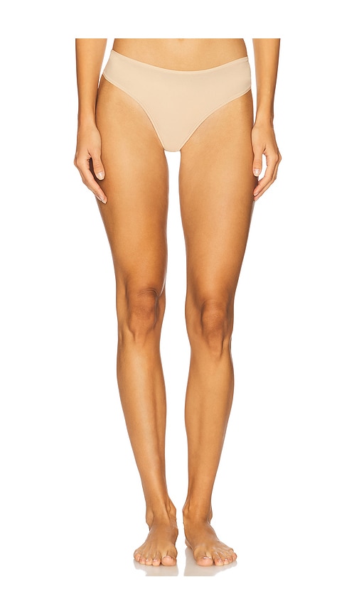 Fits Everybody Thong in Tan. - size XXS (also in L, M, S, XL, XS, XXL)