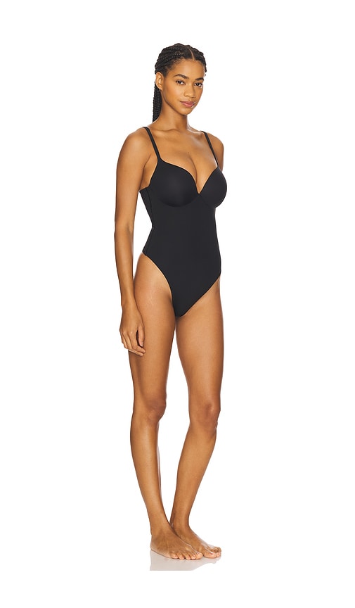 Skims Push-up Thong Bodysuit In Black
