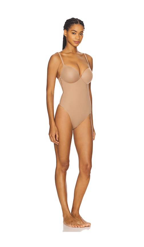 Skims Push-up Thong Bodysuit In Neutral