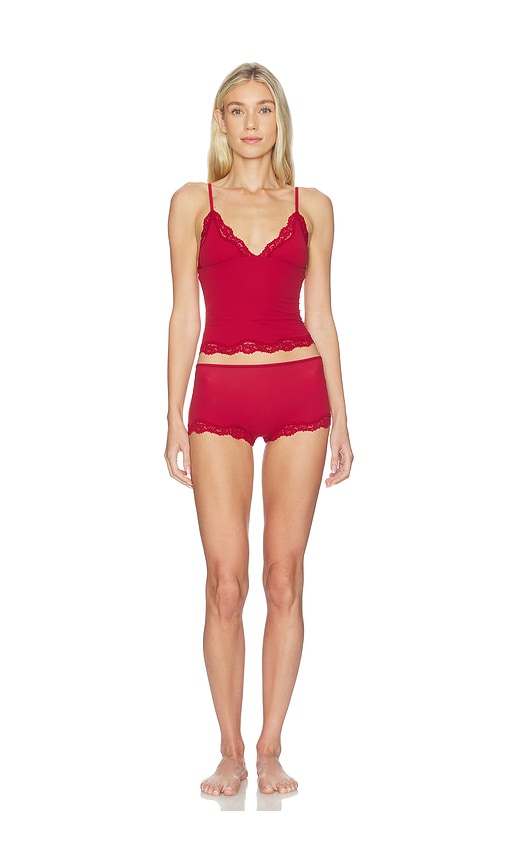 SKIMS Fits Everybody Lace Cami And Boy Short Set