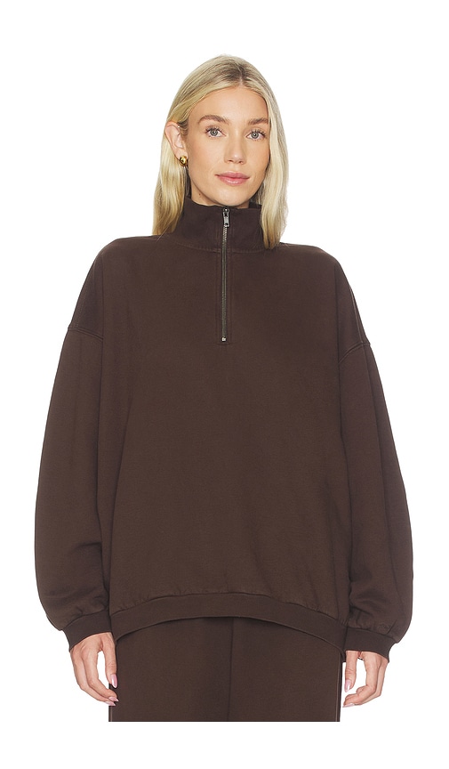 SKIMS Boyfriend Fleece Slouchy Turtleneck Pullover