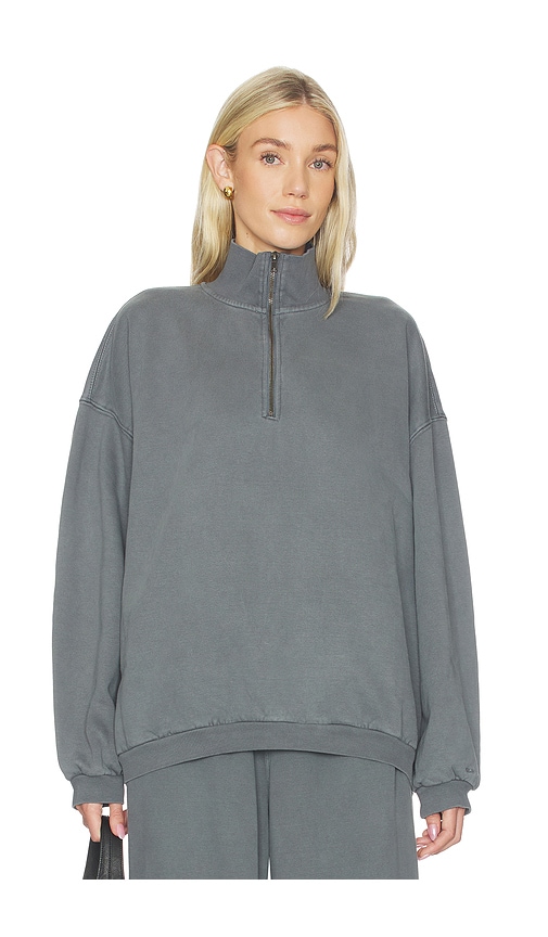 SKIMS Boyfriend Fleece Slouchy Turtleneck Pullover