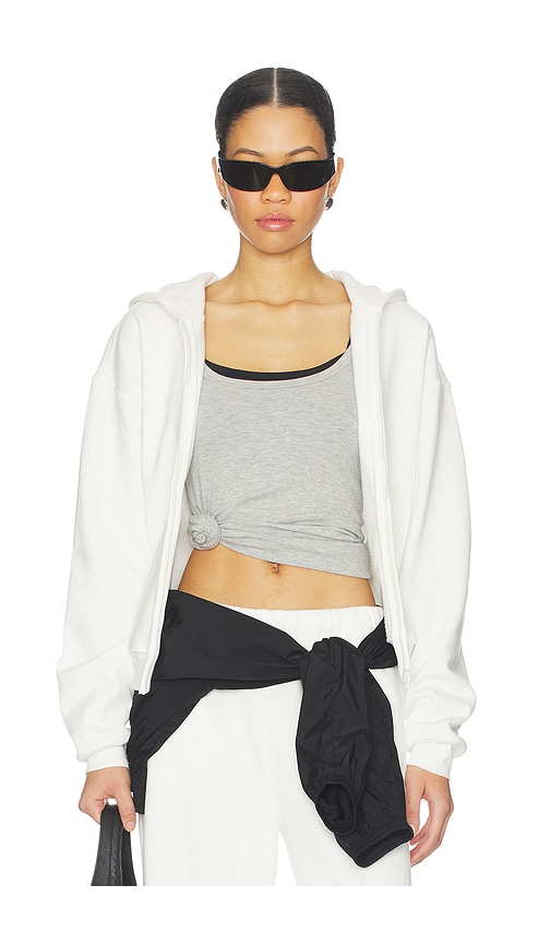 SKIMS Cotton Fleece Classic Zip Up Hoodie