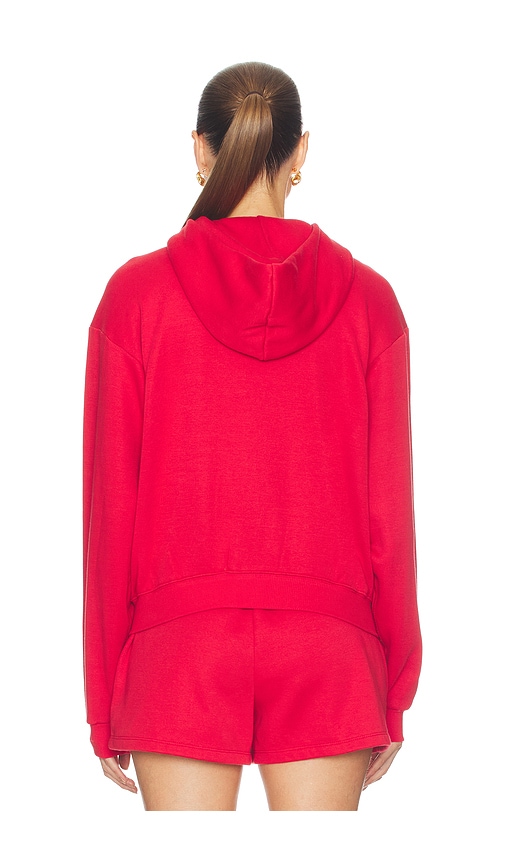 SKIMS Cotton Fleece Classic Zip Up Hoodie | Thumbnail 4