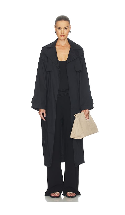 SKIMS Swiss Cotton Sateen Trench Coat