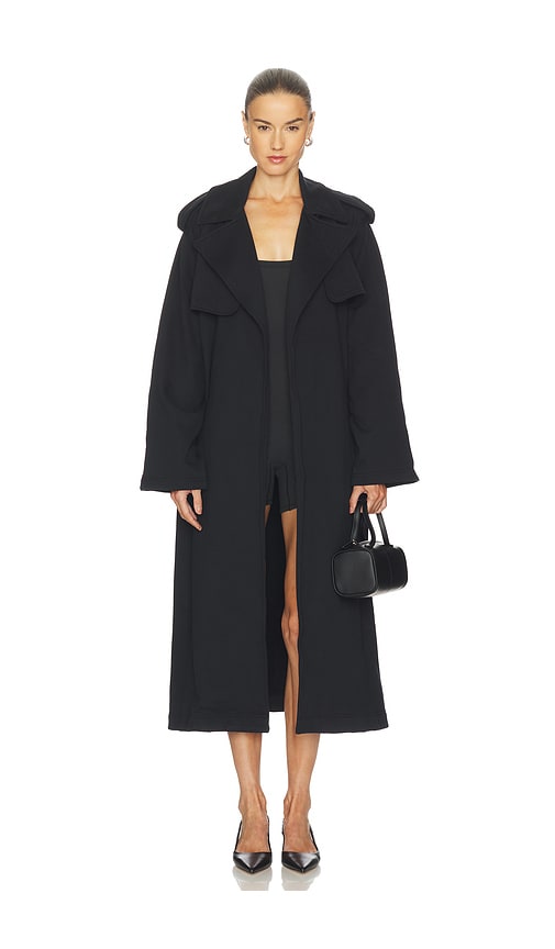 SKIMS Boyfriend Fleece Trench Coat