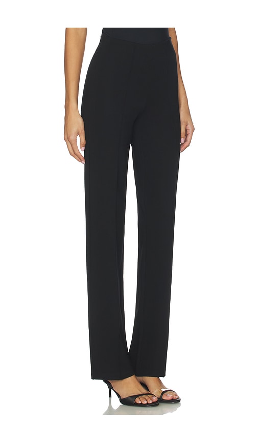 Skims The Essential Pants High Waist Straight Leg Pant In Black
