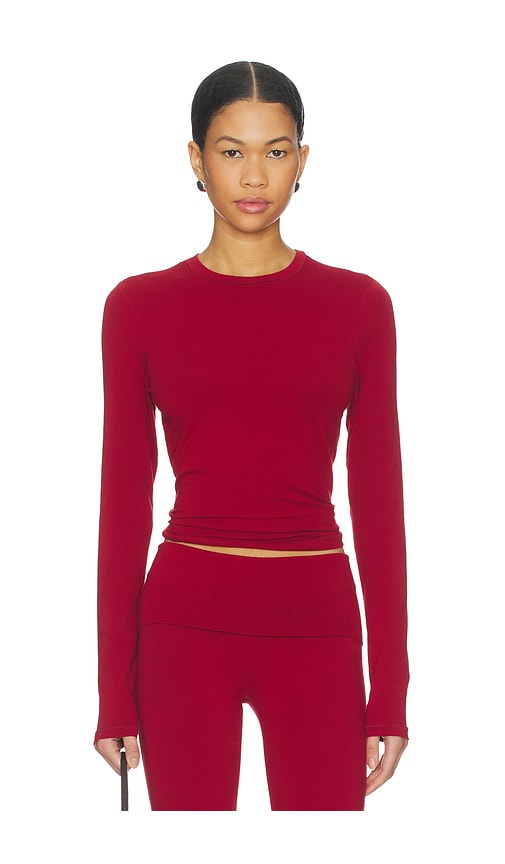 SKIMS Cotton Jersey Long Sleeve T-shirt