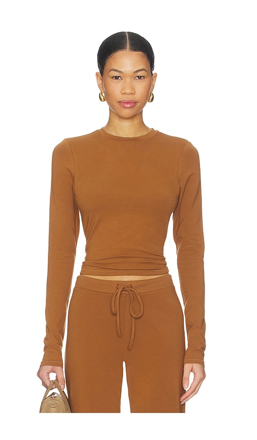 SKIMS Cotton Jersey Long Sleeve T-shirt