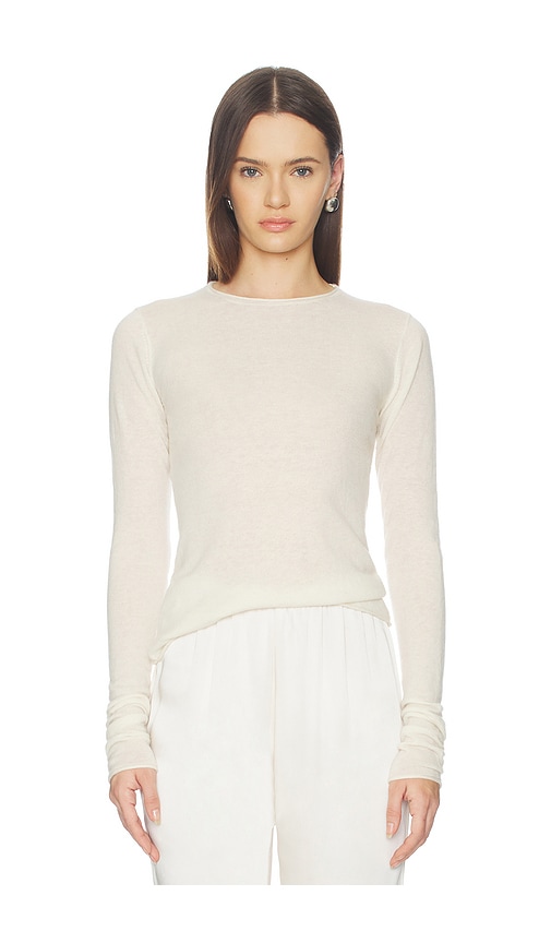 SKIMS Sheer Cashmere Long Sleeve Top