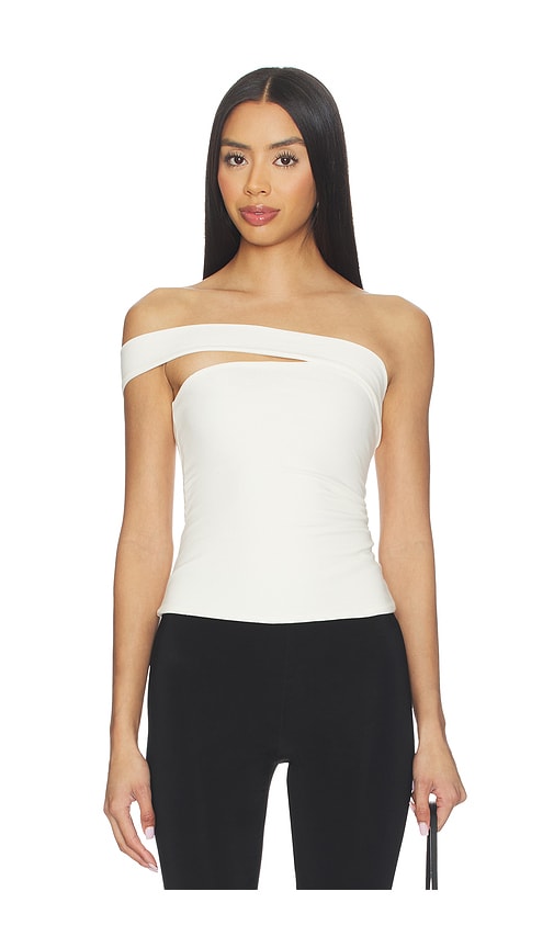SKIMS Cotton Jersey One Shoulder Tube Top