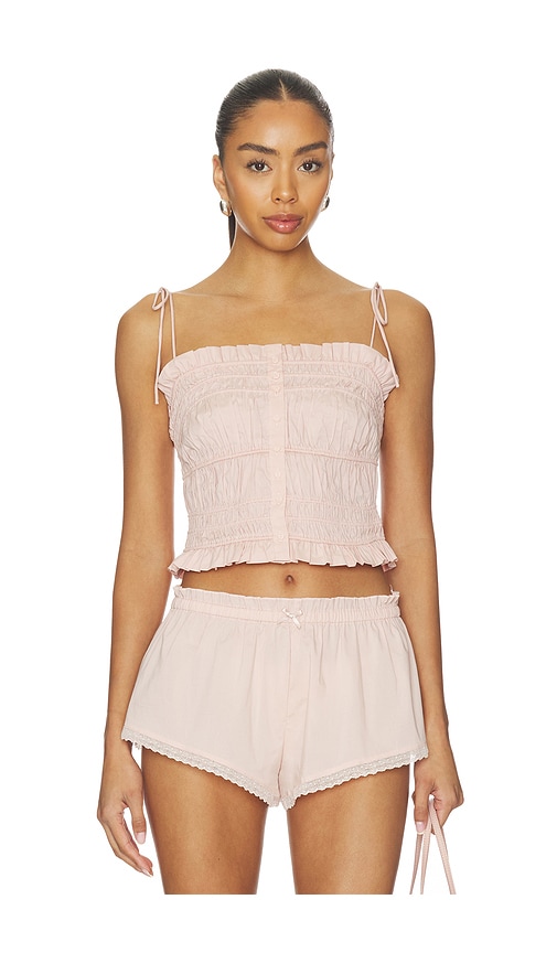 SKIMS Garment Washed Ruffle Cami