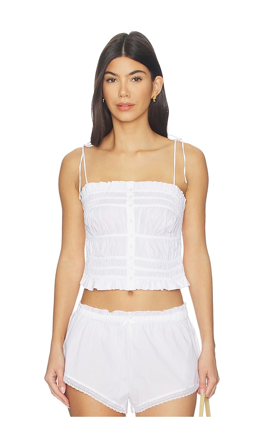 SKIMS Garment Washed Ruffle Cami