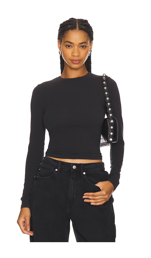 SKIMS Cotton Jersey Long Sleeve T-Shirt - Women's Clothing