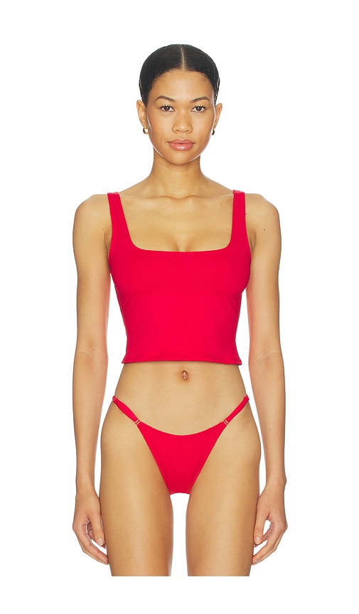 SKIMS Iconic Swim Tank Bikini Top - Women's Clothing