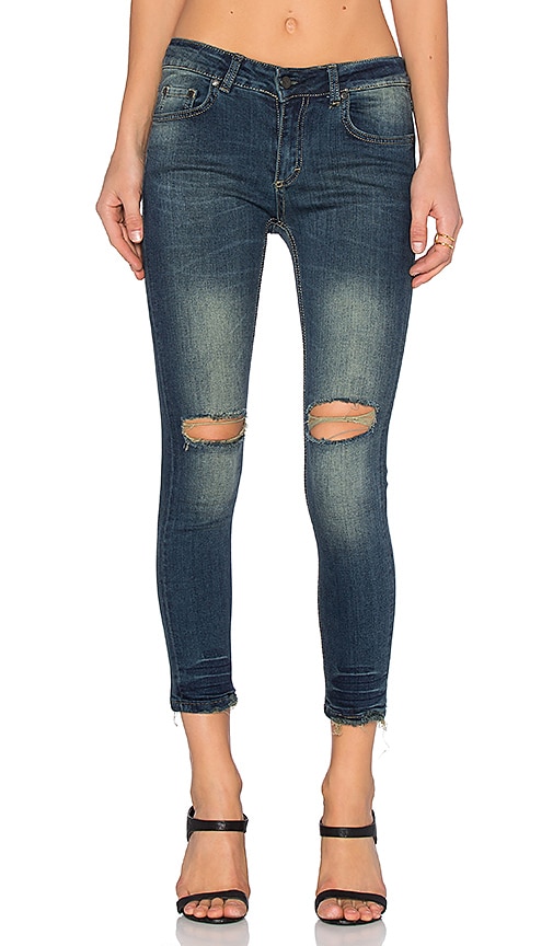 Sincerely Jules Detroit Blue Jeans in Blue | REVOLVE