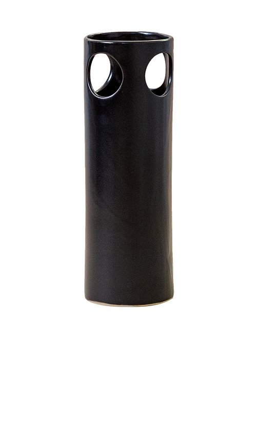 Sin Cenote Vase In Black