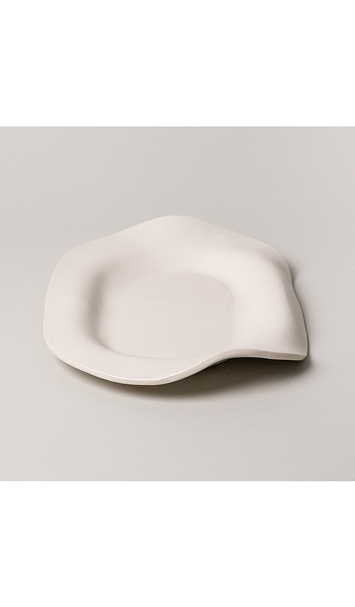 Sin Manta Oval Platter In White